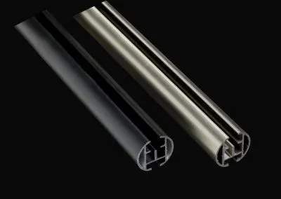 Aluminium gardinskenor